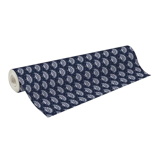 Clairefontaine 223915C – Papier 80 g, Tiny 50 x 0,35 m, Fächer blau von Clairefontaine