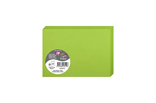 Clairefontaine 2321C Packung mit 25 Doppelkarten Pollen, 210g, in Format C6, 110 x 155mm, minze Clairefontaine 2321C Packung mit 25 Doppelkarten Pollen, 210g, in Format C6, 110 x 155mm, minze von Clairefontaine