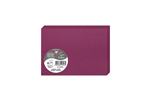 Clairefontaine 12326C - Packung mit 25 Karten Pollen Format C6 11x15,5cm, 210g, ideal für Ihre Einladungen und Korrespondenz, Himbeere, 1 Pack Clairefontaine 12326C - Packung mit 25 Karten Pollen Format C6 11x15,5cm, 210g, ideal für Ihre Einladungen und Korrespondenz, Himbeere, 1 Pack von Clairefontaine