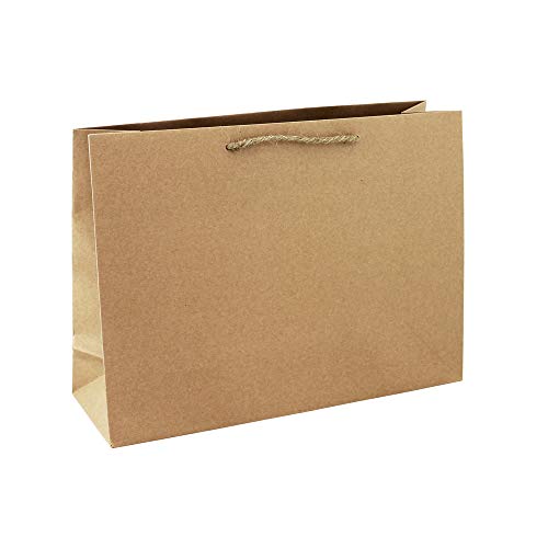 Clairefontaine 28800-6C - Geschenktüte shopping 37,3x11,8x27,5 cm, 1 Stück, Naturbraun von Clairefontaine