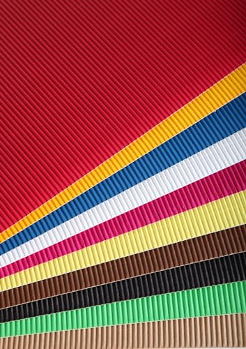 Clairefontaine 295699C - Packung mit 15 Bögen Wellpappe, 50x35cm, 300g, ideal für Bastelaktivitäten und DIY, farbig sortiert, 1 Pack Clairefontaine 295699C - Packung mit 15 Bögen Wellpappe, 50x35cm, 300g, ideal für Bastelaktivitäten und DIY, farbig sortiert, 1 Pack von Clairefontaine