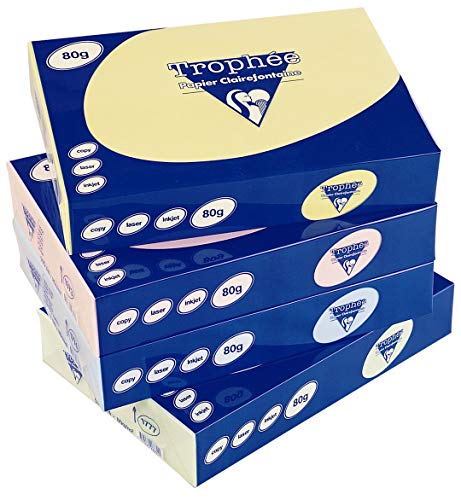 Clairefontaine 29CA1108 Papier Trophee A3, 160 g, creme, 250 Blatt, Clairefontaine 29CA1108 Papier Trophee A3, 160 g, creme, 250 Blatt, von Clairefontaine