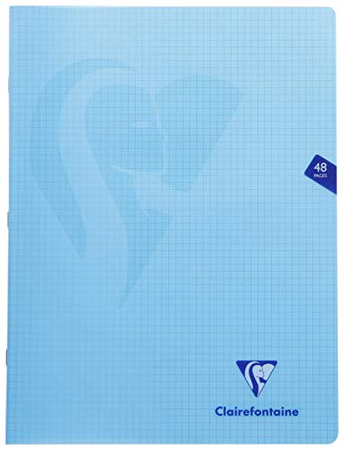 Clairefontaine 303312C - Packung mit 10 Heften Mimesys, DIN A4+, 24x32 cm, 24 Blatt 90g, französische Lineatur Seyès, Einband aus Polypropylen, farbig sortiert, 1 Pack Clairefontaine 303312C - Packung mit 10 Heften Mimesys, DIN A4+, 24x32 cm, 24 Blatt 90g, französische Lineatur Seyès, Einband aus Polypropylen, farbig sortiert, 1 Pack von Clairefontaine