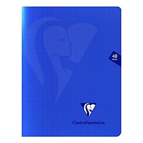 Clairefontaine 322751C - Schulheft / Heft Mimesys 17x22 cm, 24 Blatt 90g, französische Lineatur, Einband aus PP, geheftet, Marineblau, 1 Stück Clairefontaine 322751C - Schulheft / Heft Mimesys 17x22 cm, 24 Blatt 90g, französische Lineatur, Einband aus PP, geheftet, Marineblau, 1 Stück von Clairefontaine