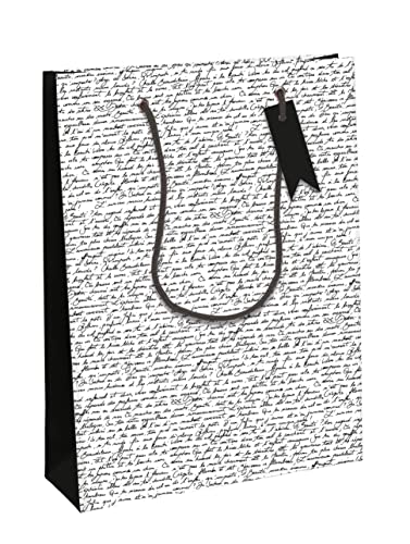 Clairefontaine 32493-3C - Geschenktasche Excellia, M 21,5x10,2x25,3cm, ideal für Bücher und Spiele, Baudelaire, 1 Stück von Eurowrap