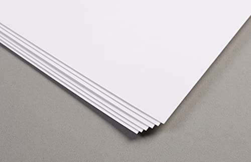 Clairefontaine 33015C - Packung mit 50 Bogen Bristolpapier, DIN A3, 205g, Weiß von Clairefontaine
