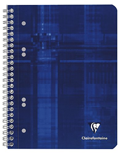 Clairefontaine 331622C - Heft ideal für die Schule, DIN A4, 32 Blatt, 90g, Lineatur 22 kariert 5x5mm, Rot, 1 Stück von Clairefontaine