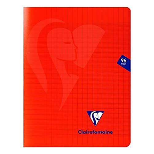Clairefontaine 333741C - Schulheft / Heft Mimesys 17x22 cm, 48 Blatt 90g, französische Lineatur, Einband aus PP, Rot, 1 Stück Clairefontaine 333741C - Schulheft / Heft Mimesys 17x22 cm, 48 Blatt 90g, französische Lineatur, Einband aus PP, Rot, 1 Stück von Clairefontaine