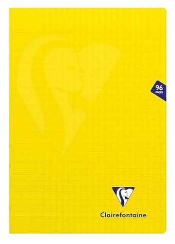 Clairefontaine 343161C - Schulheft / Heft Mimesys DIN A4 21x29,7 cm, 48 Blatt 90g, französische Lineatur, geheftet, Einband aus PP, Gelb, 1 Stück Clairefontaine 343161C - Schulheft / Heft Mimesys DIN A4 21x29,7 cm, 48 Blatt 90g, französische Lineatur, geheftet, Einband aus PP, Gelb, 1 Stück von Clairefontaine