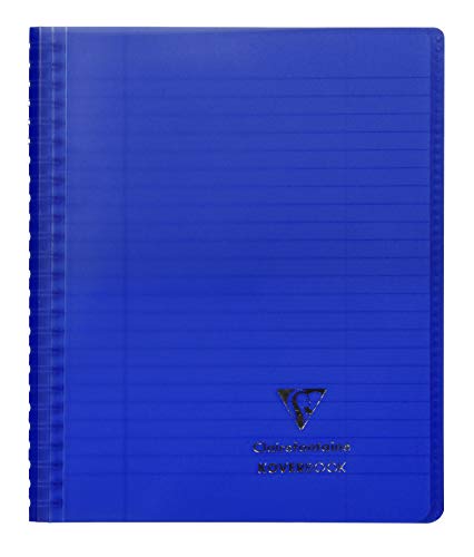 Clairefontaine 356801C - Packung mit 20 Heften Koverbook, Spiralbindung, 17x22 cm, 80 Blatt, liniert mit Rand, 90g, farbig sortiert, 1 Pack von Clairefontaine