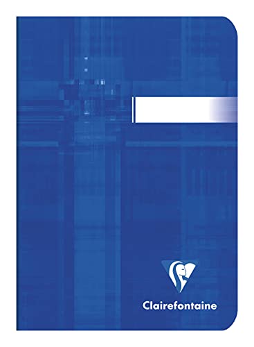 Clairefontaine 3646C - Packung mit 10 Heften DIN A6, geheftet, liniert, 90 g, 48 Blatt, farbig sortiert, 1 Pack von Clairefontaine