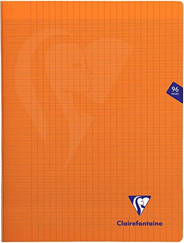 Clairefontaine 383361C - Packung mit 10 Heften Mimesys DIN A4+, 24x32cm, 48 Blatt Französische Lineatur, 90g, Einband PP, Orange, 1 Pack Clairefontaine 383361C - Packung mit 10 Heften Mimesys DIN A4+, 24x32cm, 48 Blatt Französische Lineatur, 90g, Einband PP, Orange, 1 Pack von Clairefontaine