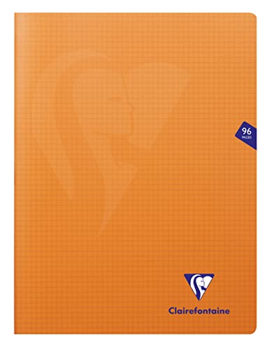 Clairefontaine 383362C - Packung mit 10 Heften Mimesys DIN A4+, 24x32cm, 48 Blatt kariert, 90g, Einband PP, Orange, 1 Pack Clairefontaine 383362C - Packung mit 10 Heften Mimesys DIN A4+, 24x32cm, 48 Blatt kariert, 90g, Einband PP, Orange, 1 Pack von Clairefontaine