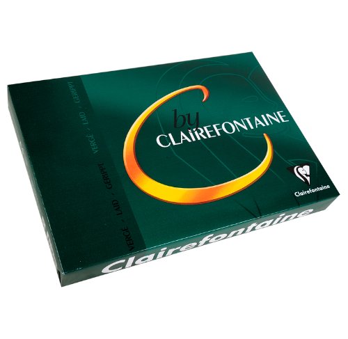 Clairefontaine 38748 Schmiedepapier, A4, 100 g/m², filigran, hochwertig, elfenbeinfarben, 250 Stück von Clairefontaine