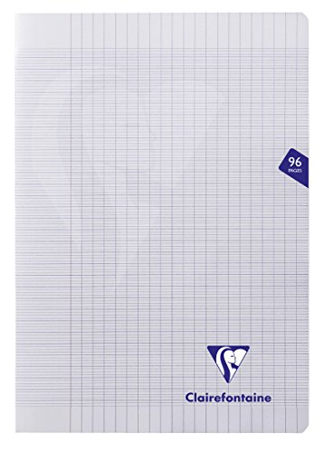 Clairefontaine 393161C - Schulheft / Heft Mimesys DIN A4 21x29,7 cm, 48 Blatt 90g, französische Lineatur, Einband aus PP, geheftet, Transparent, 1 Stück Clairefontaine 393161C - Schulheft / Heft Mimesys DIN A4 21x29,7 cm, 48 Blatt 90g, französische Lineatur, Einband aus PP, geheftet, Transparent, 1 Stück von Clairefontaine
