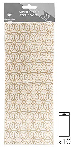 Clairefontaine 393817AMZC - Set mit 40 Blätter Seidenpapier gefaltet 50x70cm 18g, Raute, 1 Set Clairefontaine 393817AMZC - Set mit 40 Blätter Seidenpapier gefaltet 50x70cm 18g, Raute, 1 Set von Clairefontaine