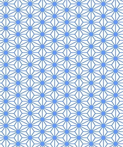 Clairefontaine 393818AMZC - Set mit 40 Blätter Seidenpapier gefaltet 50x70cm 18g, Raute Blau, 1 Set von Clairefontaine
