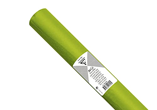 Clairefontaine 394019C - Packung mit 24 Blatt Seidenpapier, 50 x 75cm, 18g, ideal zum Basteln, 1 Pack, Apfelgrün Clairefontaine 394019C - Packung mit 24 Blatt Seidenpapier, 50 x 75cm, 18g, ideal zum Basteln, 1 Pack, Apfelgrün von Clairefontaine