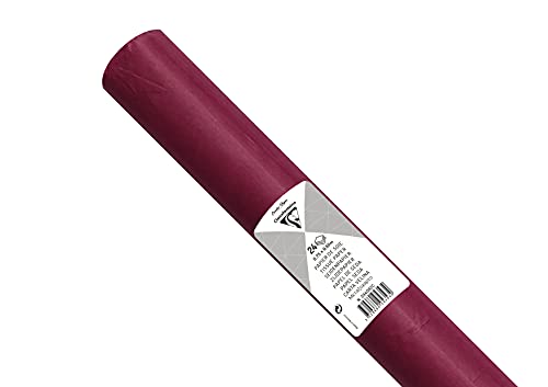 Clairefontaine 394082C - Packung mit 24 Blatt Seidenpapier, 50 x 75cm, 18g, ideal zum Basteln, 1 Pack Bordeaux Clairefontaine 394082C - Packung mit 24 Blatt Seidenpapier, 50 x 75cm, 18g, ideal zum Basteln, 1 Pack Bordeaux von Clairefontaine