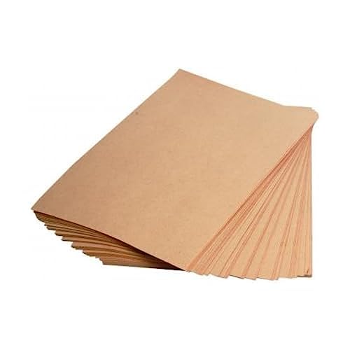 Clairefontaine 396006C Packung mit 125 Blatt Kraftpapier (90g, DIN A3, 29,7 x 42 cm, ideal für Kunstprojekte und zum Einpacken) braun von Clairefontaine