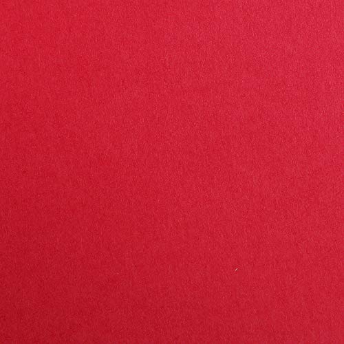 Clairefontaine 397256C Packung (mit 125 Bögen Zeichenpapier Maya, 50 x 70 cm,270g, glatt, ideal für Trockentechnik und Einrahmen), rot von Clairefontaine