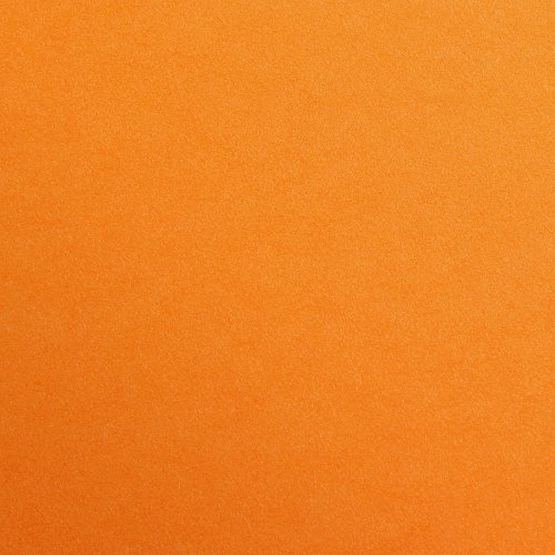 Clairefontaine 397266C Packung (mit 125 Bögen Zeichenpapier Maya, 50 x 70 cm,270g, glatt, ideal für Trockentechnik und Einrahmen) orange Clementine von Clairefontaine