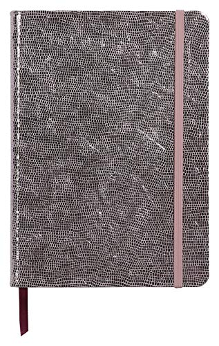Clairefontaine 400123C Notizbuch mit festem Umschlag, DIN A5, ideal für Ihre Notizen, trendig und robust, 72 Blatt, liniert, 1 Stück, Rosa von Clairefontaine