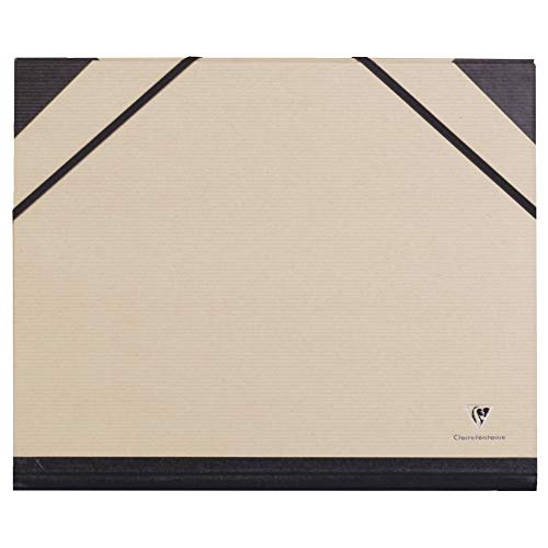 Clairefontaine 44000C Zeichenmappe Kraft mit Gummizug rücken 30 mm, Din A4, innen: 24 x 32 cm, außen: 26 x 33 cm, braun, Kraftbraun Clairefontaine 44000C Zeichenmappe Kraft mit Gummizug rücken 30 mm, Din A4, innen: 24 x 32 cm, außen: 26 x 33 cm, braun, Kraftbraun von Clairefontaine
