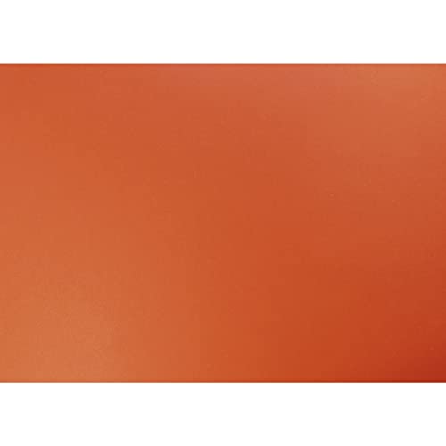 Clairefontaine 455658C - Packung mit 25 Bögen Fotokarton, 50x65cm, 300g, 1 Pack, Orange von Clairefontaine