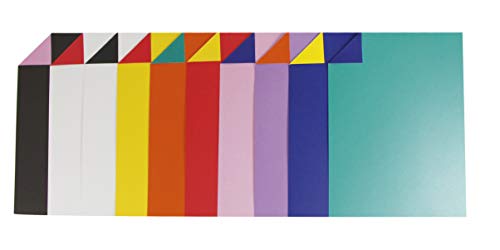 Clairefontaine 457399C - Packung mit 50 Bogen zweifarbiger Bastelkarton, 150g im Format 50x32,5cm, ideal für Bastelaktivitäten, 1 Pack farbig sortiert Clairefontaine 457399C - Packung mit 50 Bogen zweifarbiger Bastelkarton, 150g im Format 50x32,5cm, ideal für Bastelaktivitäten, 1 Pack farbig sortiert von Clairefontaine
