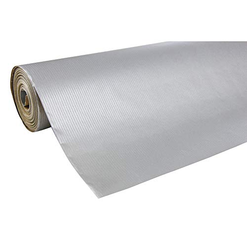Clairefontaine 507276C Rolle Kraptpapier Unicolor, 60g, 250 x 0, 70m, Spezialbreite, 1 Stück, Silber Clairefontaine 507276C Rolle Kraptpapier Unicolor, 60g, 250 x 0, 70m, Spezialbreite, 1 Stück, Silber von Clairefontaine