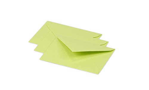 Clairefontaine 55470C - Packung mit 20 Umschläge Pollen, Mini 7,5x10cm, 120g, ideal für Einladungen und Korrespondenz, Knospengrün, 1 Pack Clairefontaine 55470C - Packung mit 20 Umschläge Pollen, Mini 7,5x10cm, 120g, ideal für Einladungen und Korrespondenz, Knospengrün, 1 Pack von Clairefontaine