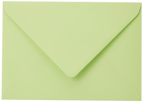 Clairefontaine 555472C - Packung mit 20 Umschläge Pollen gefüttert, Format C5 (16,2x22,9cm), 120g, ideal für Ihre Einladungen und Korrespondenz, Knuspergrün, 1 Pack Clairefontaine 555472C - Packung mit 20 Umschläge Pollen gefüttert, Format C5 (16,2x22,9cm), 120g, ideal für Ihre Einladungen und Korrespondenz, Knuspergrün, 1 Pack von Clairefontaine