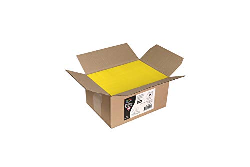 Clairefontaine 55565C - Karton mit 200 Umschlägen Pollen Format DL 11x22 cm, 120g, selbstklebend, lose, ideal für Einladungen und Korrespondenz, Premium glattes Papier, Sonnengelb, 1 Karton von Clairefontaine