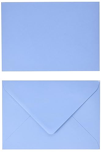 Clairefontaine 55722C - Packung mit 20 Umschläge Pollen gefüttert, Format C5 (16,2x22,9cm), 120g, ideal für Ihre Einladungen und Korrespondenz, Lavendelblau, 1 Pack Clairefontaine 55722C - Packung mit 20 Umschläge Pollen gefüttert, Format C5 (16,2x22,9cm), 120g, ideal für Ihre Einladungen und Korrespondenz, Lavendelblau, 1 Pack von Clairefontaine
