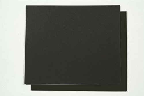 Clairefontaine 5GCOB2Z Packung (mit 10 Passepartouts, 45 x 64 cm, 0,59 mm, preiswert, leicht, ideal für Bilderrahmung und Kartonagen) 10er Pack schwarz von Clairefontaine