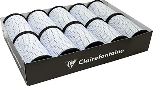 Clairefontaine 612703C - Packung mit 10 Spulen Geschenkbänder 10mx10mm, zum Beschriften und Personalisieren, für den professionellen Bedarf für Verpackungen von Geschenken und DIY-Projekte, 1 Pack Clairefontaine 612703C - Packung mit 10 Spulen Geschenkbänder 10mx10mm, zum Beschriften und Personalisieren, für den professionellen Bedarf für Verpackungen von Geschenken und DIY-Projekte, 1 Pack von Clairefontaine