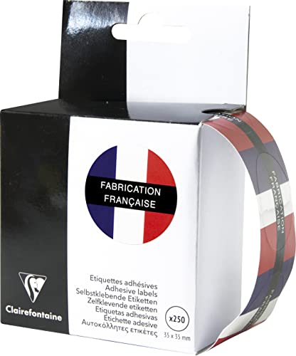 Clairefontaine 617048C Packung mit 250 Geschenketiketten, 1 Pack, Made in France von Clairefontaine
