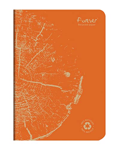 Clairefontaine 684865C - FOREVER Premium Notizheft 14,8x21cm, 90g Recycling Papier, 48 Blatt, liniert, Rost, 1 Stück Clairefontaine 684865C - FOREVER Premium Notizheft 14,8x21cm, 90g Recycling Papier, 48 Blatt, liniert, Rost, 1 Stück von Clairefontaine