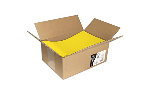 Clairefontaine 7057C Packung mit 200 Umschläge Pollen, C4, 229 x 324mm, haftklebend, 1 Pack, Sonnengelb von Clairefontaine