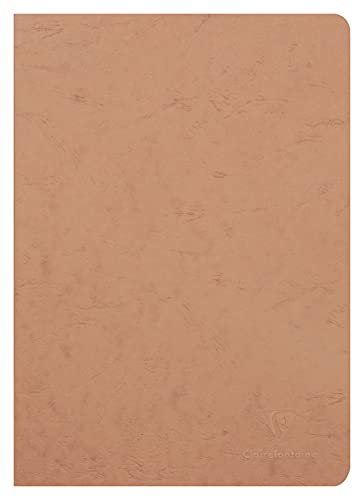 Clairefontaine 733000C Heft AgeBag (DIN A4, 21 x 29,7 cm, blanko, ideal für Ihre Notizen und Zeichnungen, 48 Blatt) 1 Stück braun von Clairefontaine