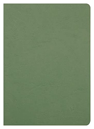 Clairefontaine 733063C Heft (DIN A4, 21 x 29,7 cm, gebund Age Bag liniert mit Rand, 48 Blatt) 1 Stück grün von Clairefontaine