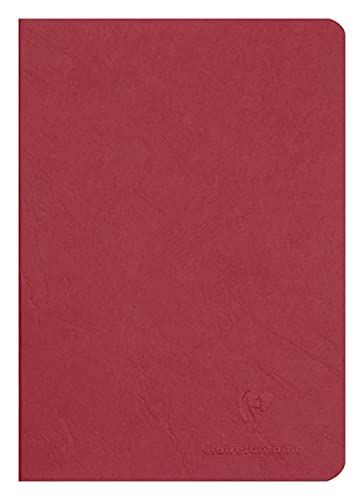 Calligraphe 733102C Heft AgeBag (DIN A5, 14,8 x 21 cm, blanko, ideal für Ihre Notizen und Zeichnungen, 48 Blatt) 1 Stück rot von Clairefontaine