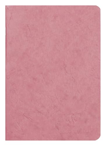 Clairefontaine 733106C - Notizheft Kladde Age Bag, DIN A5 14,8x21 cm, 48 Blatt blanko 90g, Einband gekörnt mit Lederstruktur, Altrosa, 1 Stück Clairefontaine 733106C - Notizheft Kladde Age Bag, DIN A5 14,8x21 cm, 48 Blatt blanko 90g, Einband gekörnt mit Lederstruktur, Altrosa, 1 Stück von Clairefontaine