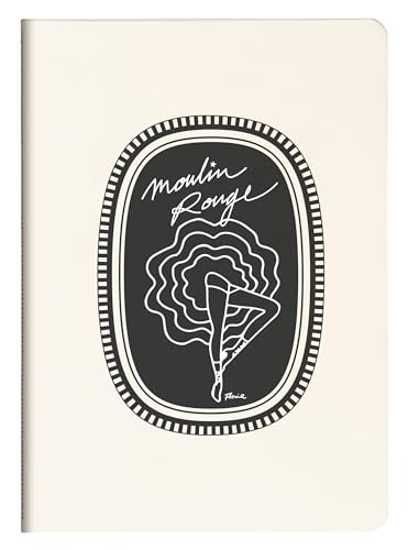 Clairefontaine 812433C – Moulin Rouge Notizbuch, Fadenheft, A5, 14,8 x 21 cm, 64 Seiten, liniert, ass. von Clairefontaine