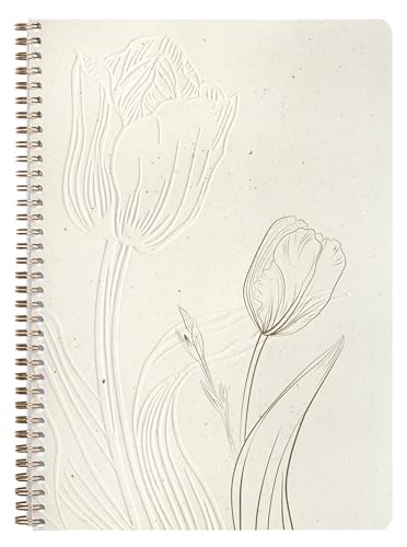 Clairefontaine 813065C - Notizheft Tulip paper, mit Doppelspirale DIN A4 21x29,7 cm, 74 Blatt, dots/punktkariert, 1 Stück Clairefontaine 813065C - Notizheft Tulip paper, mit Doppelspirale DIN A4 21x29,7 cm, 74 Blatt, dots/punktkariert, 1 Stück von Clairefontaine