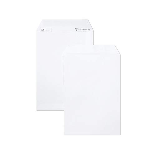 Clairefontaine 824215C - Packung mit 15 Versandtaschen weiß C5-162x229 mm, selbstklebend, 120g, 1 Pack von Clairefontaine