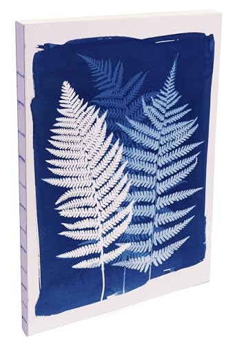 Clairefontaine 83505C - Notizbuch Cyanotype, mit flexiblem Einband A5 14,8x21 cm, 80 Blatt, liniert, mit offener Fadenbindung, Motive sortiert, 1 Stück Clairefontaine 83505C - Notizbuch Cyanotype, mit flexiblem Einband A5 14,8x21 cm, 80 Blatt, liniert, mit offener Fadenbindung, Motive sortiert, 1 Stück von Clairefontaine