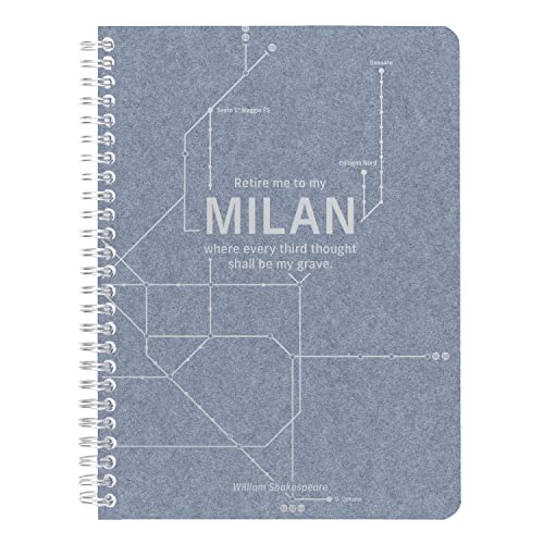 Clairefontaine 83536C - Notizheft Jeans métro, mit Doppelspirale, DIN A5, 14,8x21cm, 74 Blatt liniert, 1 Stück, Motive sortiert Clairefontaine 83536C - Notizheft Jeans métro, mit Doppelspirale, DIN A5, 14,8x21cm, 74 Blatt liniert, 1 Stück, Motive sortiert von Clairefontaine