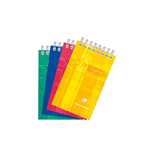 Clairefontaine 8552C Spiralblock, kariert, 75 x 120 mm, ideal für Notizen, 60 Blatt, 1 Stück, farbig sortiert Clairefontaine 8552C Spiralblock, kariert, 75 x 120 mm, ideal für Notizen, 60 Blatt, 1 Stück, farbig sortiert von Clairefontaine